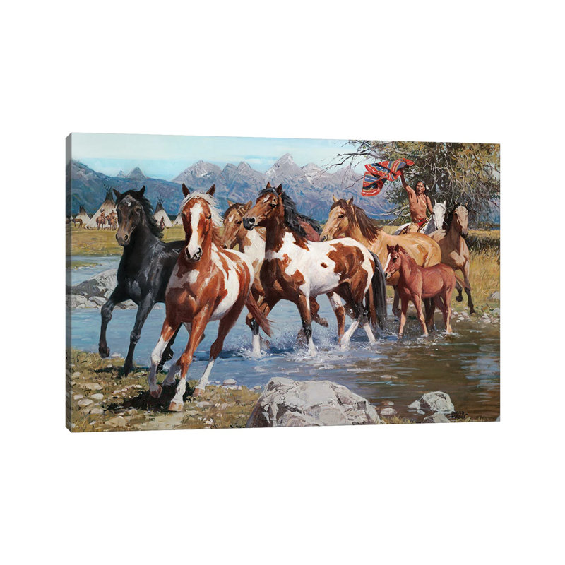 Native Wealth By David Mann - Wrapped Canvas Painting by David Mann - Wrapped Canvas Painting