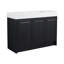 Freestanding Bathroom Vanity With Resin Sink, With Soft Closing Door, KD-Package