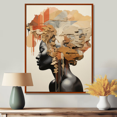 Minimalisme, femme africaine, art africain
