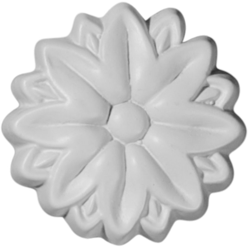 Hurley 2.125'' H x 2.125'' W x 0.25'' D Urethane Rosette Applique