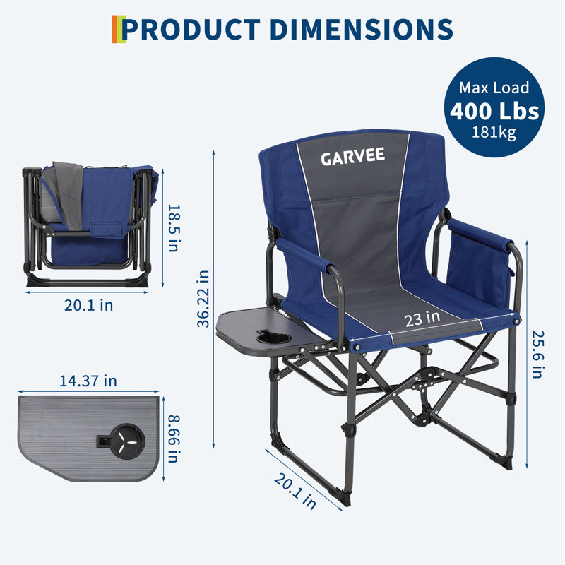 Folding Chair, Blue