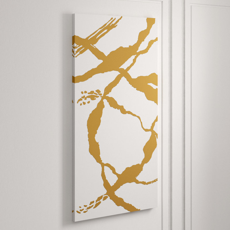 Golden Silhouette III Print by Beverly Fuller