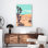 Reproduction d'affiche de Joshua Tree - paysage désertique, impression sur toile de parc national de Joshua Tree - œuvre de paysage de désert de cactus - décor de voyage Southwest