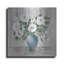  «Gray Barn Floral Light» par Silvia Vassileva, art mural en métal, 12 po x 12 po-50991437