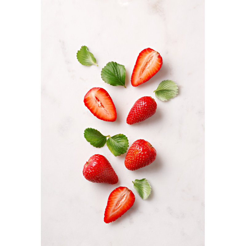 " Flat Lay Strawberries ", 18" H x 12" W  