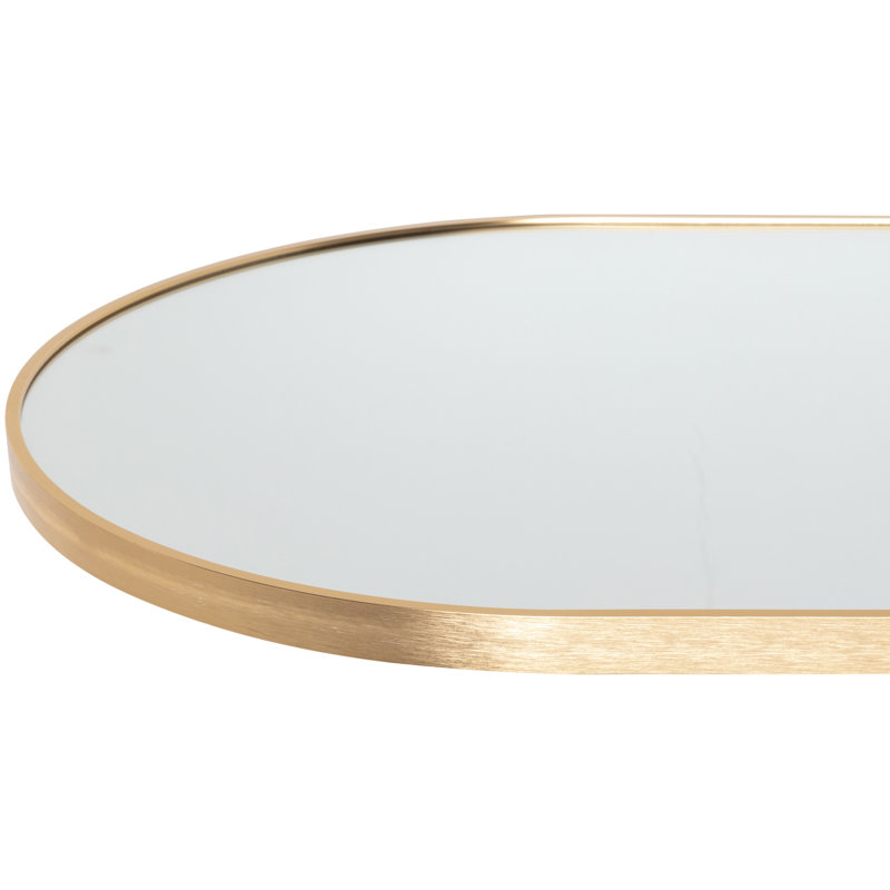 Destefano Essence Accent Mirror, Gold, 65" x 22"