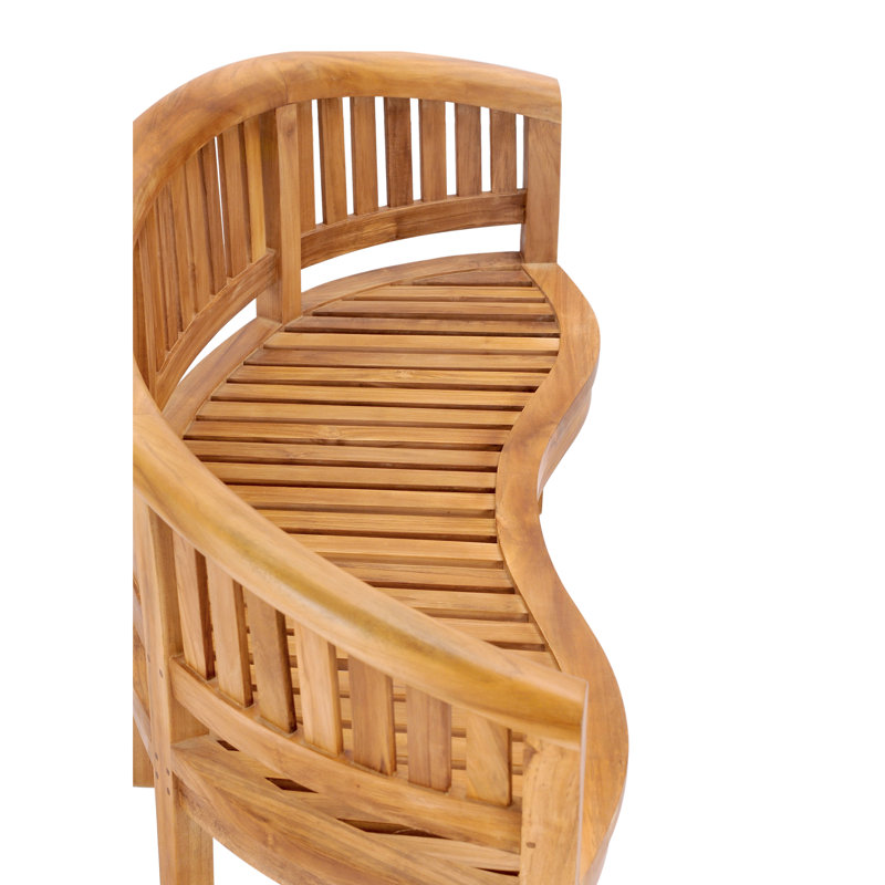Peanut Teak Garden Bench