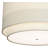 Demille Fabric Flush Mount