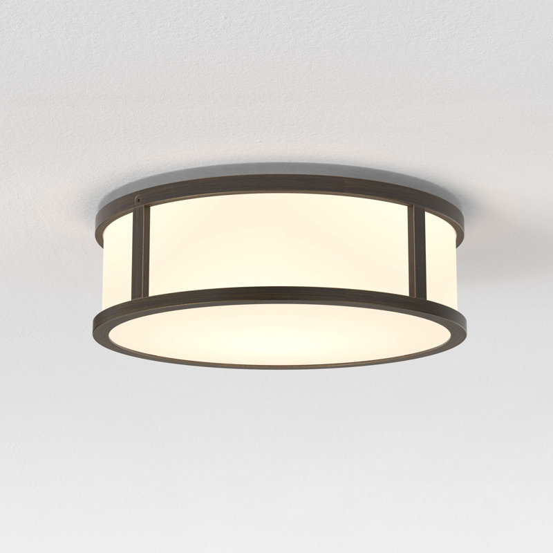Mashiko Flush Mount, 3.23" H x 9.06" W x 9.06" D