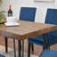 Ensemble de salle à manger 5 pièces Ashpin, table à manger en épingle à cheveux avec 4 chaises, 3 options de couleurs