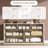 7 Drawer Wide Wood Dresser, Modern Chest with Large Storage for Bedroom & Hallway-1233264300