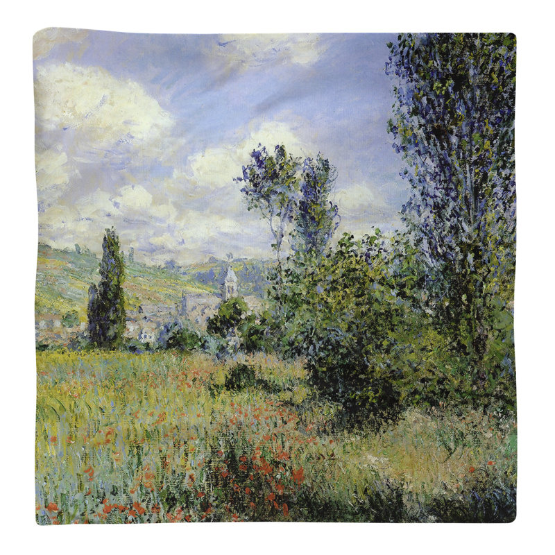 Claude Monet Polyester Square Napkin, 0.1" H x 22" W x 22" D, Poly Twill
