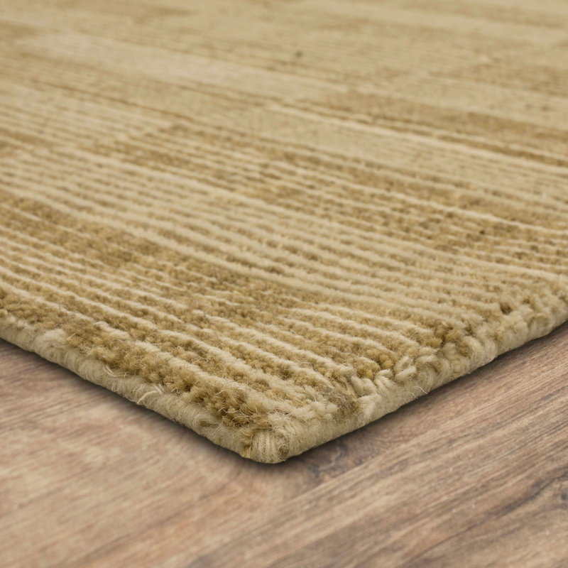 Karastan Rugs Broken Stripe Flint Area Rug, Rectangle 8' x 10', Yellow