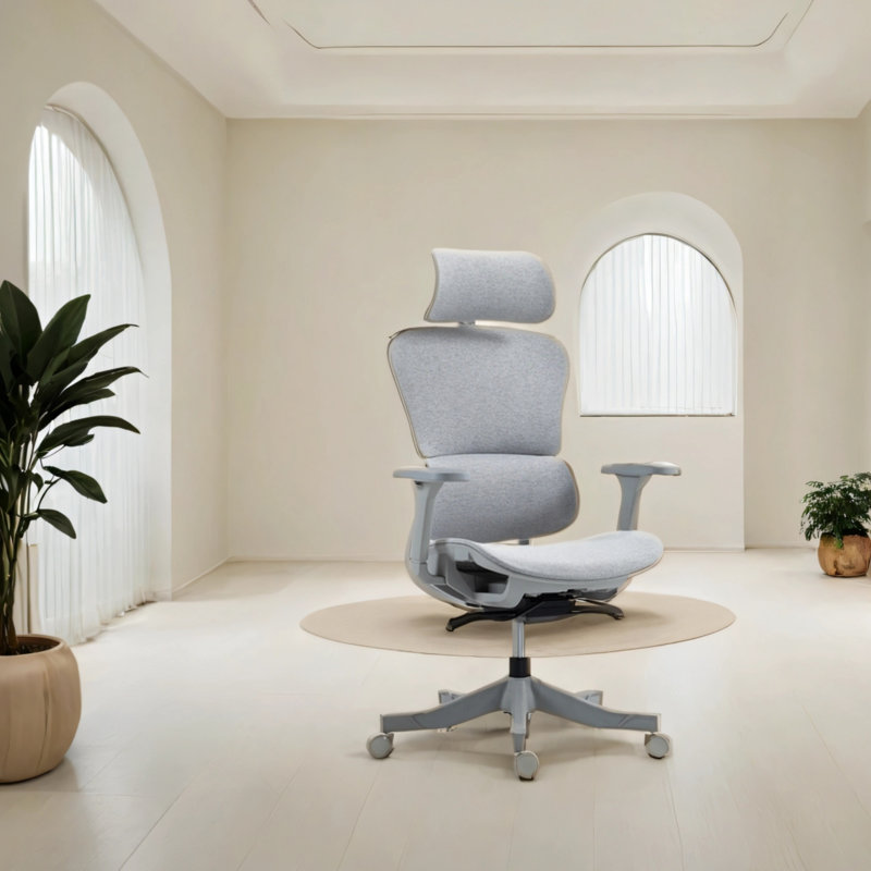 Fauteuil de bureau ergonomique Luxury Comfort, Gris