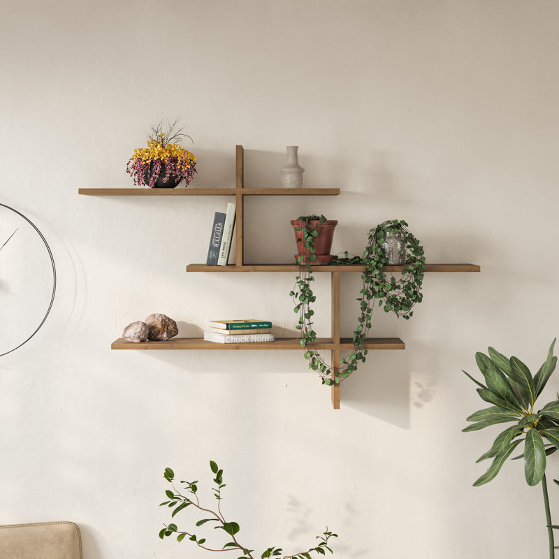 Felicia 3 Piece Floating Shelf, Hitit