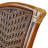 Delberta Dining Armchair Chair Natural Rattan Wicker Handmade Design With Cushion, Dark Walnut  Color-1198705686