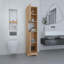 Armoire à linge en chêne clair Brighton-1279478795