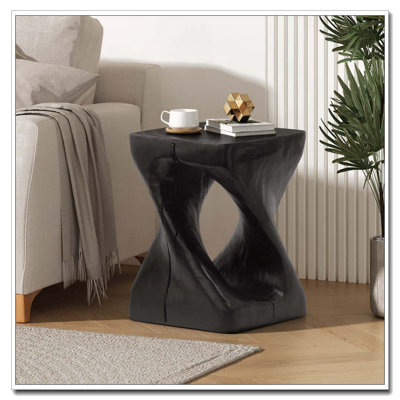 Table d'appoint MGO, texture semblable au bois, utilisation intérieure / extérieure