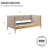 Besan Solid Wood Boucle Upholstered Twin Daybed-266135917