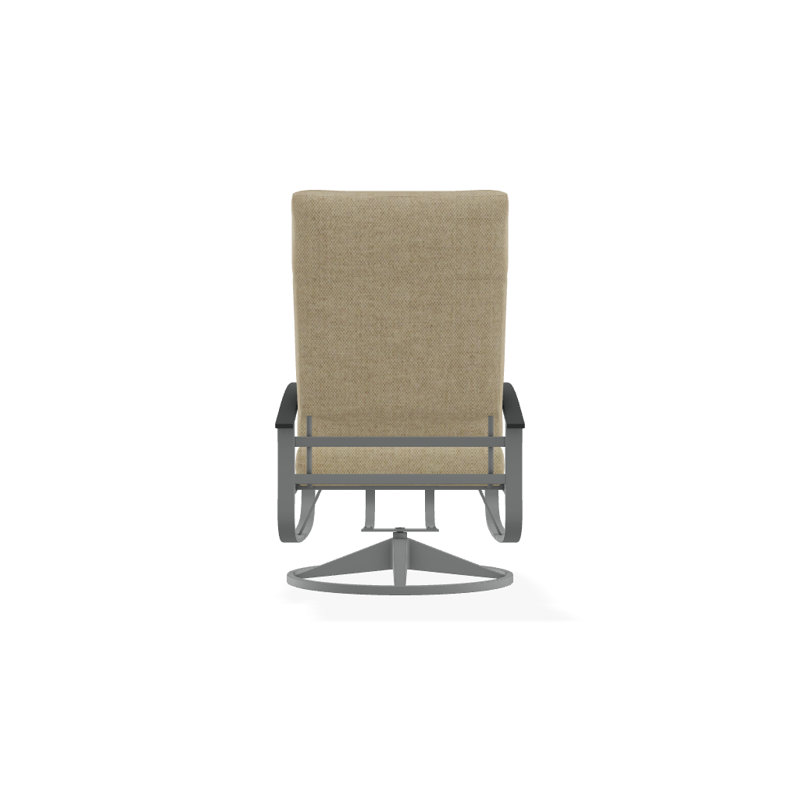 Belle Isle Outdoor Rocker Chair, Blend Sand Sunbrella®, Classic Graphite P30, Textured Graphite