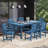 Reata 66.9" L 6-Person Rectangular Weather-Resistant Outdoor Dining Set-307943391