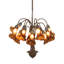 Lustre 12 lumières l 25 po Tiffany Pond