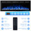 Cassella Black Electric Fireplace with 5120 BTU-1958741994