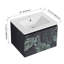 Meuble-lavabo flottant mural avec lavabo en céramique et porte d'armoire à fermeture en douceur, ensemble KD, meuble-lavabo-1542221368