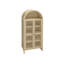 Armoire moderne de 70,76 po de hauteur avec tablettes réglables, porte en acrylique pour un rangement pratique, style élégant