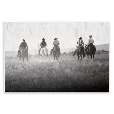 Riding Toward The Horizon Wall Plaque, design by Superstock