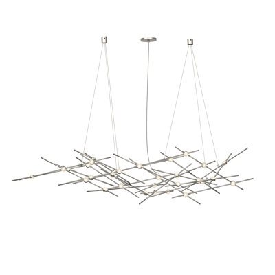 Luminaire suspendu Spoutnik intégré à intensité variable 25 lumières 3000K à DEL 55K Constellation