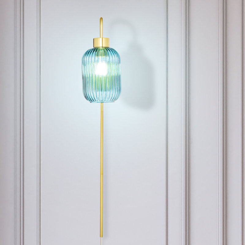 Applique murale d'intérieur 32 "H Davia, Bleu