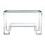 Laurence 53'' W Glass Console Table-603729423