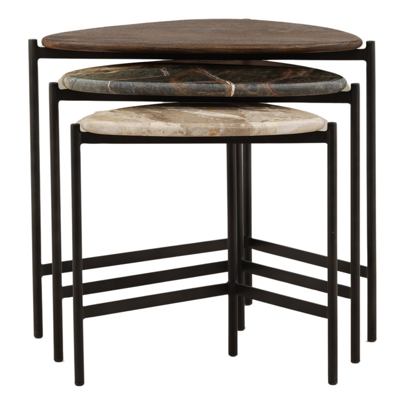 Ensemble de 3 tables gigognes Viremont