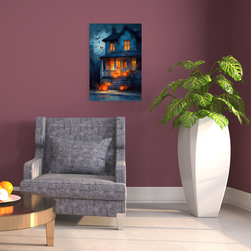 Citrouille allumée Halloween, 24" H x 16" W