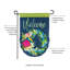 Drapeau de jardin fleur double face