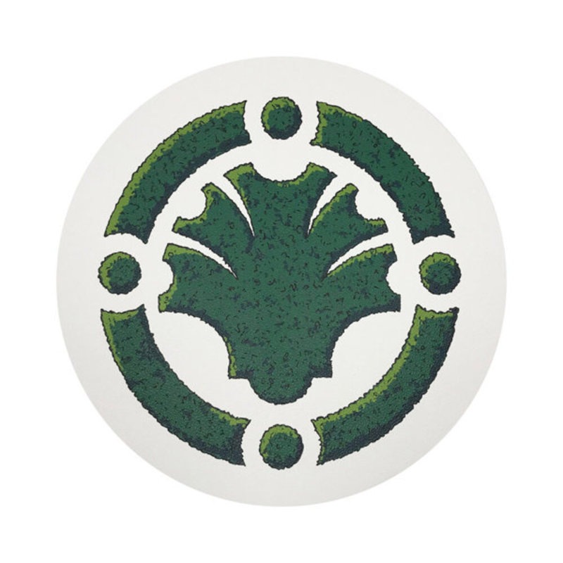 Timothy Corrigan Parterre Garden Pebble 16" Vinyl Placemat