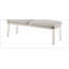 Banc Laveda Light Boucle and Pearl White Finish