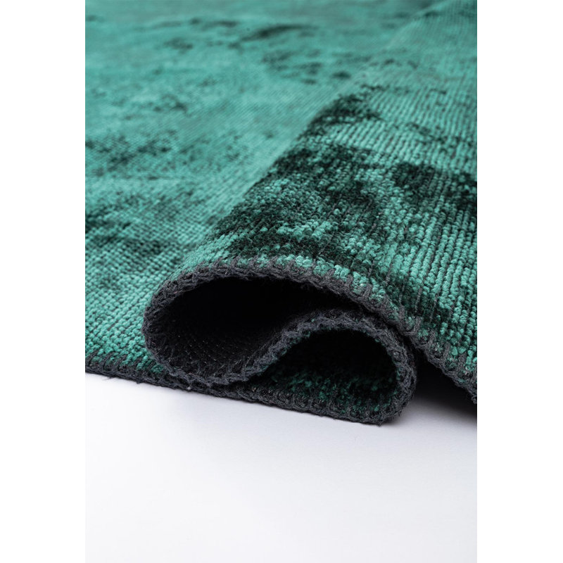 Anai Abstract Hand Loom Indoor / Outdoor Area Rug, Rectangle 5'3" x 7'6.6"