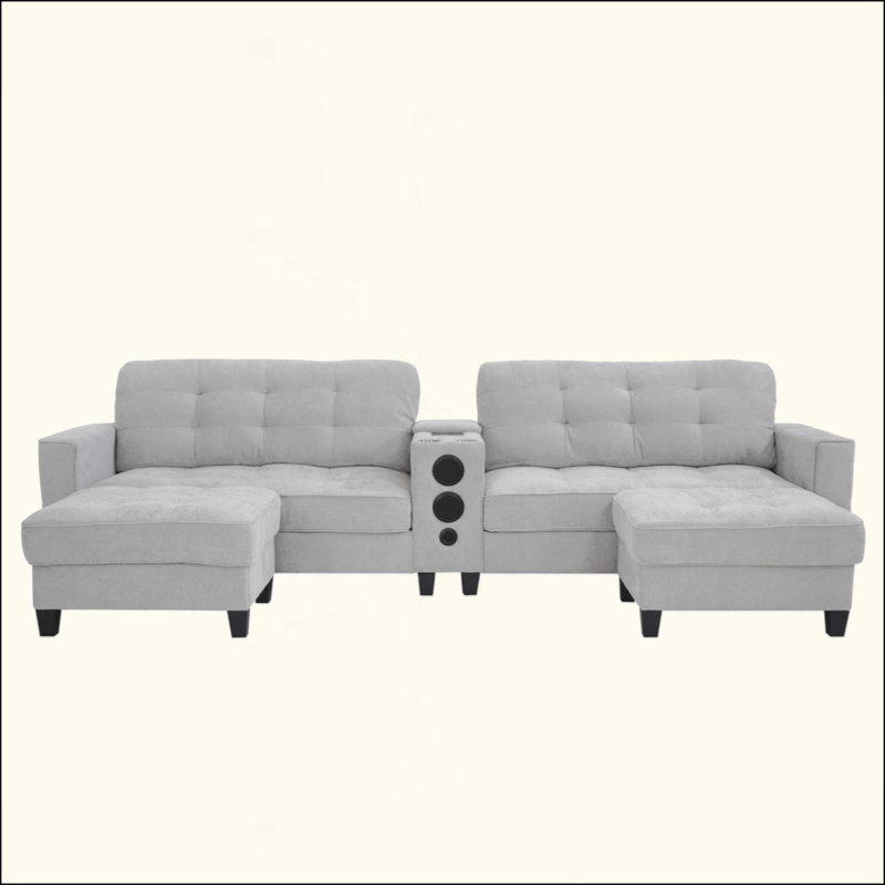 Canapé modulaire Modern, Gris clair