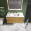 Meuble-lavabo simple 36 po avec dessus en céramique avec trop-plein Derrance, pré-assemblé-2025746523-2075475025