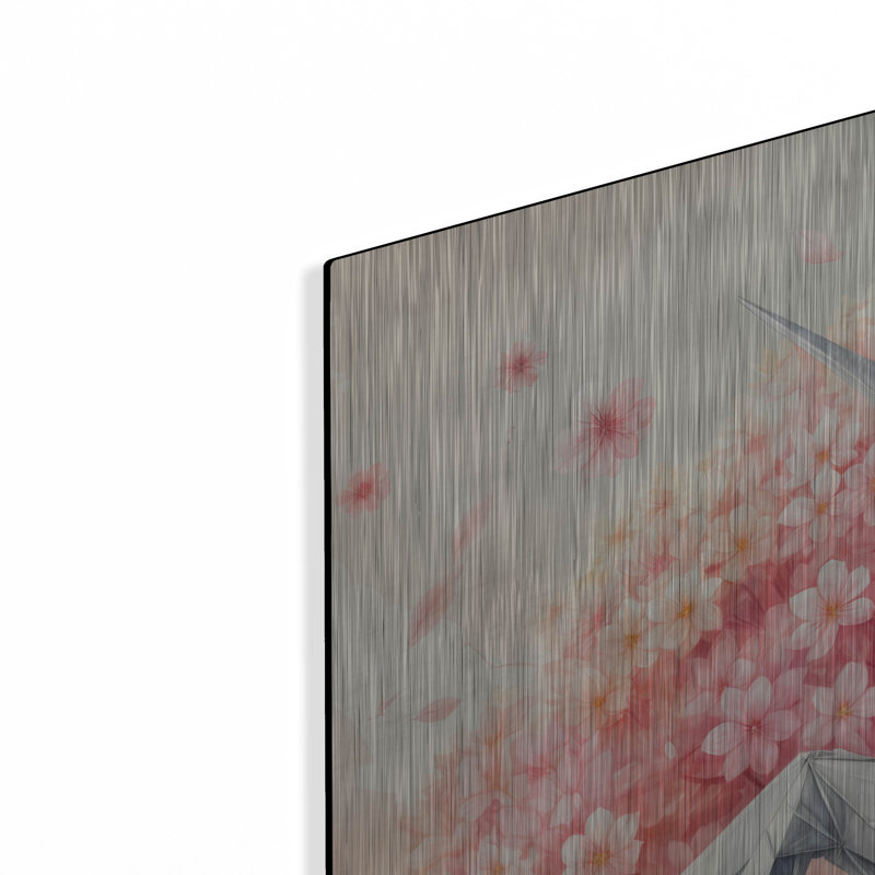  «Origami licorne» par Rey Klimt, art mural en métal, 36 po x 36 po, H 36 po x l 36 po