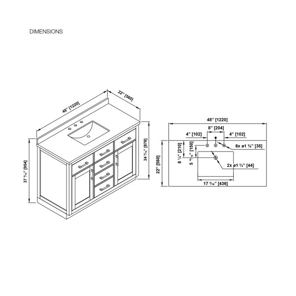 Dimensions du produit
