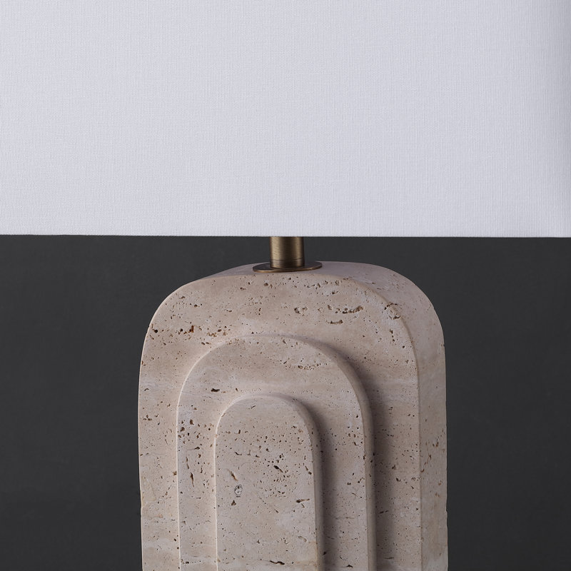Rodrick Travertine Table Lamp