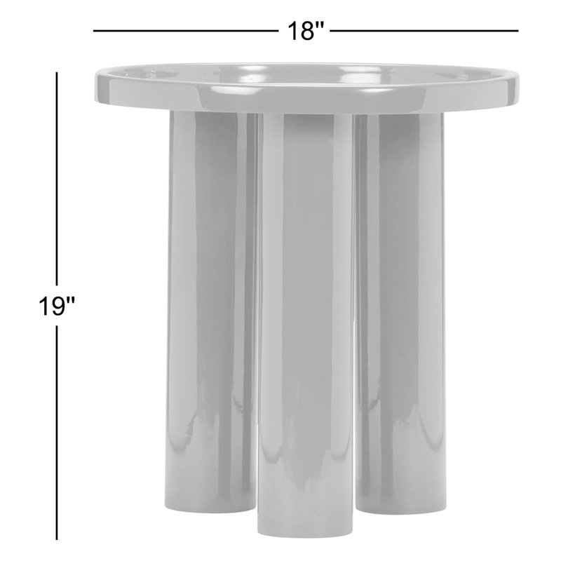Table de bout Eclat Isthia, Ocre jaune