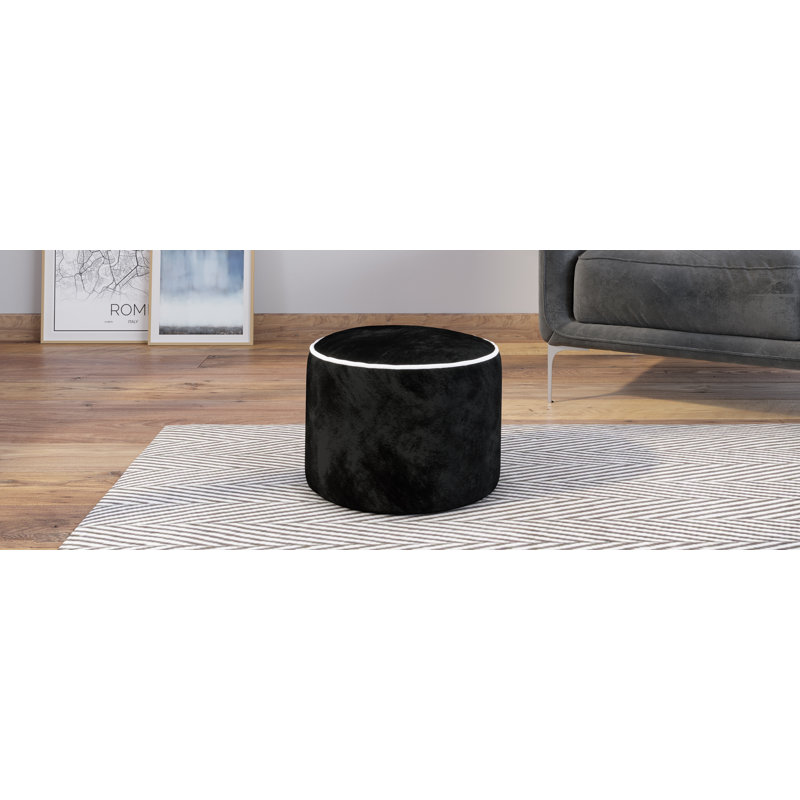 Bean Polyester Refillable Classic Bean Bag, Black