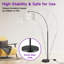 Lampe de lecture moderne à lampe sur pied avec télécommande et 4 températures de couleur