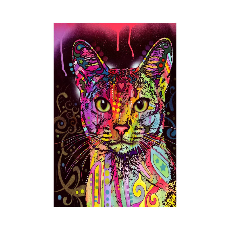 Abyssinian 1 Piece Wrapped Canvas Painting, 101.6 cm H x 66.04 cm W x 3.175 cm D