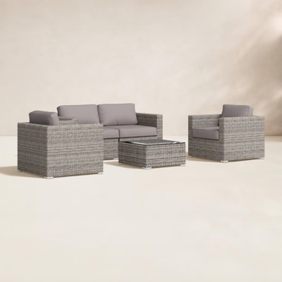 Estes 4-Person Sunbrella® Patio Seating Group