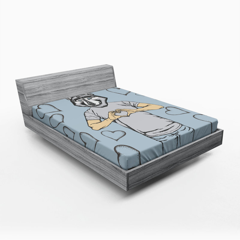 Drap-housse en microfibre Husky, Grand